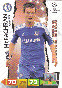 Josh McEachran Chelsea 2011/12 Panini Adrenalyn XL CL Rising Star #91